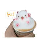 かわいい！3Dカプチーノ by Cafe Ce jour-la（個別スタンプ：1）