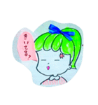 お目目でかちゃん時々チビちゃん（個別スタンプ：10）