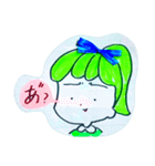 お目目でかちゃん時々チビちゃん（個別スタンプ：18）