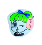 お目目でかちゃん時々チビちゃん（個別スタンプ：19）