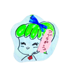お目目でかちゃん時々チビちゃん（個別スタンプ：26）