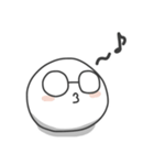 めがねまんじゅう（個別スタンプ：4）