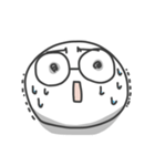 めがねまんじゅう（個別スタンプ：7）