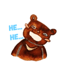 Abbai the Taiwan Bear (watercolor)（個別スタンプ：3）