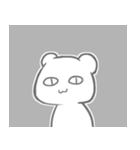 white bear ＆ people2（個別スタンプ：4）