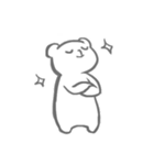 white bear ＆ people2（個別スタンプ：8）