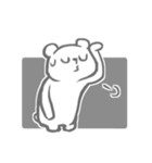 white bear ＆ people2（個別スタンプ：19）