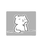 white bear ＆ people2（個別スタンプ：23）