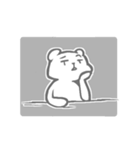 white bear ＆ people2（個別スタンプ：24）