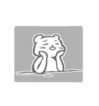 white bear ＆ people2（個別スタンプ：28）