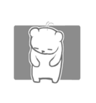 white bear ＆ people2（個別スタンプ：31）