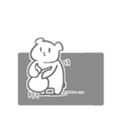 white bear ＆ people2（個別スタンプ：39）