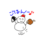 雪だるまの1日（個別スタンプ：5）