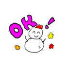 雪だるまの1日（個別スタンプ：10）