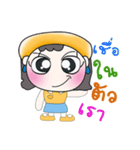 Hi！ My name is Nancy.. ！（個別スタンプ：22）