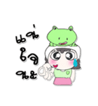 My name is Nutji.. ！ Frog.（個別スタンプ：10）