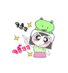 My name is Nutji.. ！ Frog.（個別スタンプ：17）