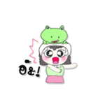 My name is Nutji.. ！ Frog.（個別スタンプ：22）