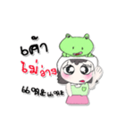 My name is Nutji.. ！ Frog.（個別スタンプ：30）