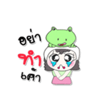 My name is Nutji.. ！ Frog.（個別スタンプ：33）