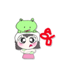 My name is Nutji.. ！ Frog.（個別スタンプ：36）