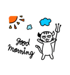 デビネコ＆デビニャン（個別スタンプ：1）