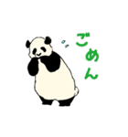 クマざさパンダ（個別スタンプ：3）