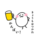 A stamp of a person who likes alcohol.（個別スタンプ：40）