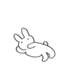 自己流に生きるうさぎ（個別スタンプ：4）