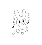 ぱっちりまつげのうさぎちゃん（個別スタンプ：2）