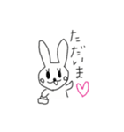 ぱっちりまつげのうさぎちゃん（個別スタンプ：14）