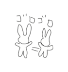 ぱっちりまつげのうさぎちゃん（個別スタンプ：18）