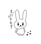 ぱっちりまつげのうさぎちゃん（個別スタンプ：20）