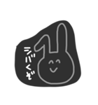 適当動物うさぎねこ（個別スタンプ：18）