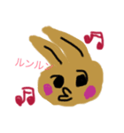 ウサギの喜怒哀楽（個別スタンプ：3）