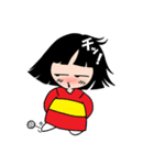 日本の女の子 ハナちゃん（個別スタンプ：5）