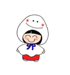 日本の女の子 ハナちゃん（個別スタンプ：7）