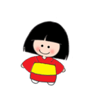 日本の女の子 ハナちゃん（個別スタンプ：18）