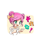 High school girl, Yumi.（個別スタンプ：3）
