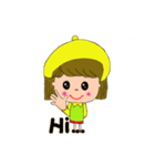 Cilla is a little girl sticker.（個別スタンプ：1）