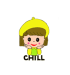 Cilla is a little girl sticker.（個別スタンプ：4）