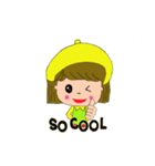 Cilla is a little girl sticker.（個別スタンプ：8）