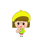 Cilla is a little girl sticker.（個別スタンプ：12）