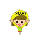 Cilla is a little girl sticker.（個別スタンプ：13）