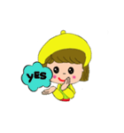 Cilla is a little girl sticker.（個別スタンプ：19）