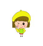 Cilla is a little girl sticker.（個別スタンプ：22）