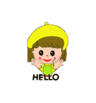 Cilla is a little girl sticker.（個別スタンプ：26）