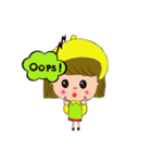 Cilla is a little girl sticker.（個別スタンプ：28）