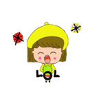 Cilla is a little girl sticker.（個別スタンプ：34）