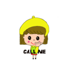 Cilla is a little girl sticker.（個別スタンプ：37）